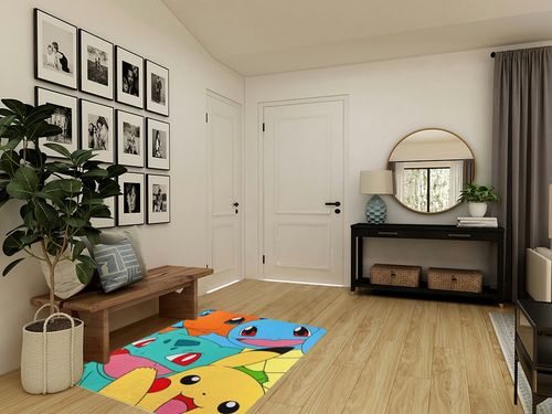 Northwest Pokemon, Pokémon, 45 60-inch Throw Company, 45" x 60", Meet The Group Fleece in Transitional Minimalistic Entryway