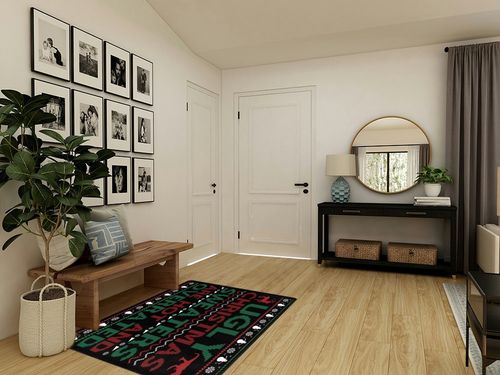 LIICHEES Ugly Christmas Sweaters are Hot and Overrated Area Rug 63x48in Washable Rugs for Living Room Bedroom Large Rug Indoor Decorative Carpet Yoga Mat in Transitional Minimalistic Entryway