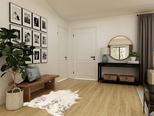 nuLOOM Marcia Machine Washable Faux Cowhide Area Rug, 3' 10" x 5', Off-White in Transitional Minimalistic Entryway