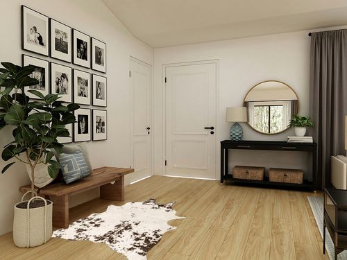 nuLOOM Marcia Machine Washable Faux Cowhide Accent Rug, 3' 10" x 5', Brown in Transitional Minimalistic Entryway