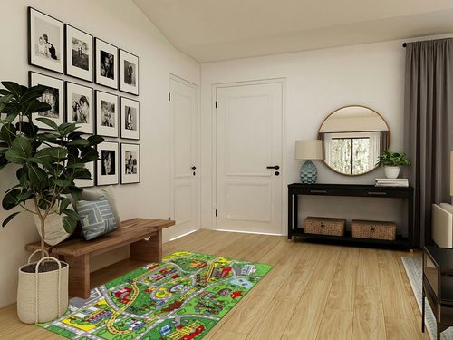 Jackson Kid Rug Carpet Playmat for Toy Cars and Train,Huge Large 52"x 74" Play Area Rug with Rubber Backing,Kids Race Track Rug for Toddlers,Baby,and Children Playing and Learning in Transitional Minimalistic Entryway