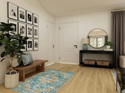 Garvee Area Rug 4x6 Vintage Persian Rug Medallion Distressed Rug Retro Oriental Floor Cover Living Room Bedroom Soft Washable Rug Non-Slip Low Pile Foldable Office Throw Carpet Accent Thin Rug Green in Transitional Minimalistic Entryway