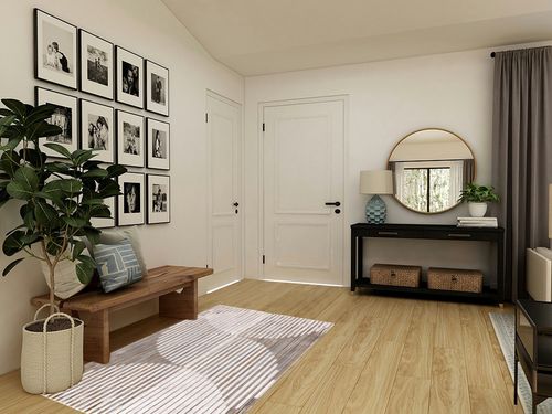 Abani Striped Beige & Ivory Contemporary 4’ x 6’ Area Rug - Modern Mid-Century Print Non-Shed Living Room Rug Rugs in Transitional Minimalistic Entryway