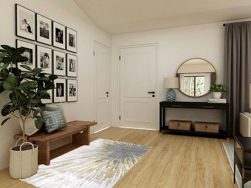 nuLOOM Amaya Abstract Area Rug, 4x6, Gold in Transitional Minimalistic Entryway