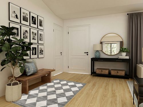 nuLOOM Gianna Contemporary Geometric Checker Tile Area Rug, 4x6, Grey in Transitional Minimalistic Entryway