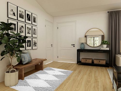 nuLOOM Romina Machine Washable Diamond Stripes Area Rug, 4x6, White in Transitional Minimalistic Entryway