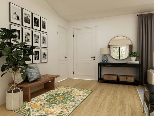 Lahome Bohemian Floral Medallion Area Rug - 4x6 Soft Rugs for Living Room Washable Rugs for Bedroom, Vintage Non Slip Indoor Carpet for Apartment Dining Room Kitchen Foyer RV, Yellow/Green/Multi in Transitional Minimalistic Entryway