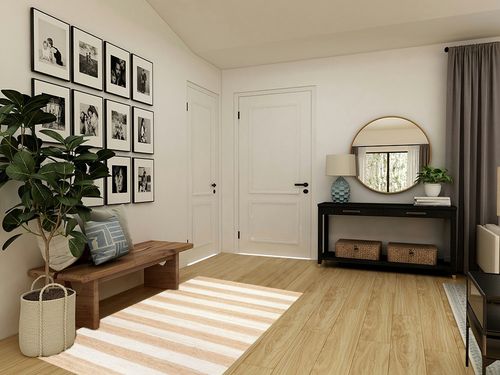nuLOOM Alisia Flatweave Striped Jute Area Rug, 4x6, Off-white in Transitional Minimalistic Entryway