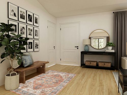 Dripex Area Rug 4x6 Rug, Ultra-Thin Machine Washable Rug, Oriental Floral Print Boho Rug Carpet, Non-Slip Stain Resistant Indoor Rugs for Living Room Bedroom Dining Room Office in Transitional Minimalistic Entryway