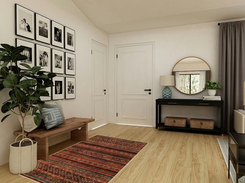 Seavish Vintage Rugs for Living Room 4x6 Red Accent Throw Rugs with Rubber Backing Soft Oriental Distressed Washable Area Rug Low-Pile Thin Foldable Floor Carpet for Dining Room Bedroom in Transitional Minimalistic Entryway