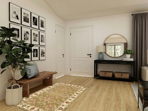 SAFAVIEH Lyndhurst Collection Accent Rug - 4' x 6', Green & Ivory, Traditional Oriental Design, Non-Shedding & Easy Care, Ideal for High Traffic Areas in Entryway, Living Room, Bedroom (LNH555-5212) in Transitional Minimalistic Entryway