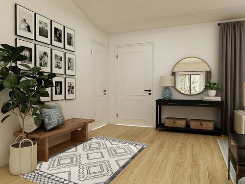 JONATHAN Y MOH200A-4 Amir Moroccan Beni Souk Indoor Area-Rug Bohemian Farmhouse Rustic Geometric Easy-Cleaning Bedroom Kitchen Living Room Non Shedding, 4 X 6, Cream,Black in Transitional Minimalistic Entryway