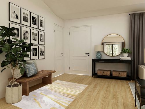 FINOREN Minimalist Area Rug,Art Line Soft Non-Slip Rug for Bedroom Living Room Hallway Dining Room Home Entrance,Washable Low Pile Floor Decor,Child Pet Friendly,Gray-Gold,4x6 Feet in Transitional Minimalistic Entryway