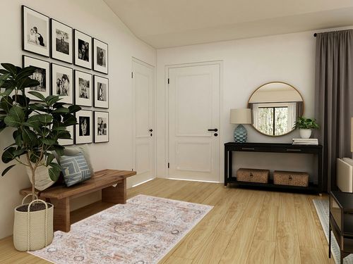 befbee 4x6 Rugs for Living Room Bedroom,Non-Slip Washable Rug,Stain Resistant Lightweight Area Rugs for Dining Room,Ultra-Thin Indoor Floor Carpet (Peach/Gold, 4'x6') in Transitional Minimalistic Entryway