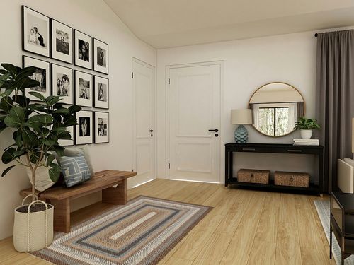 SAFAVIEH Braided Collection 4' x 6' Brown/Multi BRD313A Handmade Country Cottage Reversible Area Rug in Transitional Minimalistic Entryway