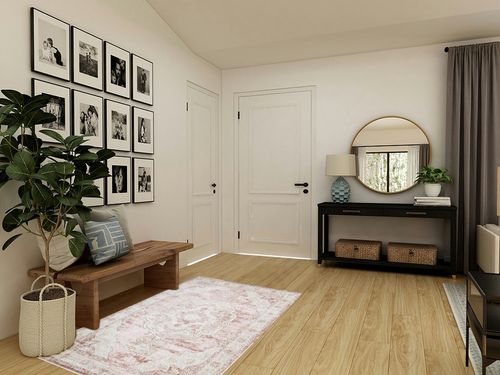 Kandos Distressed Faded Traditional Oriental Style Living Room Area Rug - Vintage Medallion Farmhouse Style - Bohemian Carpet - 3'11" x 5'7" in Transitional Minimalistic Entryway