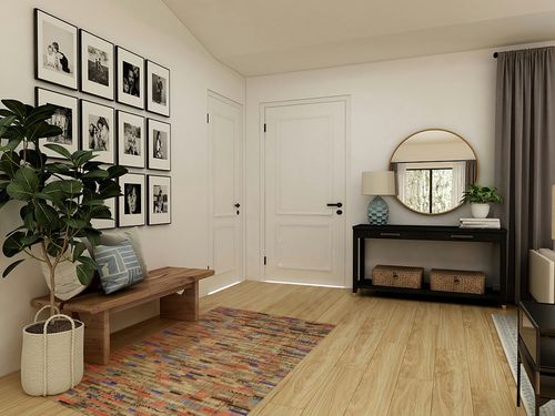 SAFAVIEH Studio Leather Collection 4' x 6' Ivory/Blue STL808A Handmade Mid-Century Modern Leather Area Rug in Transitional Minimalistic Entryway