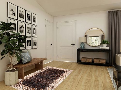 SAFAVIEH Studio Leather Collection 4' x 6' Beige/Brown STL803B Handmade Mid-Century Modern Leather Area Rug in Transitional Minimalistic Entryway