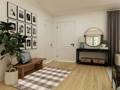 SAFAVIEH Kilim Collection Accent Rug - 4' x 6', Light Grey & Brown, Handmade Flat Weave Wool, Ideal for High Traffic Areas in Entryway, Living Room, Bedroom (KLM351A) in Transitional Minimalistic Entryway