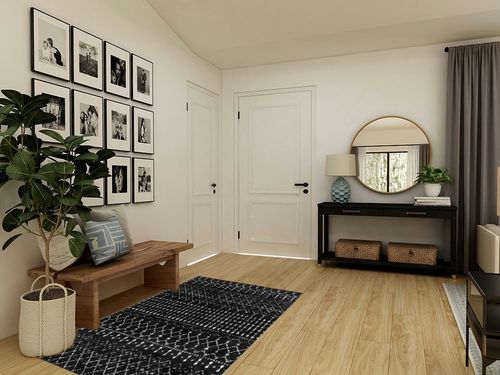 nuLOOM Moroccan Blythe Area Rug, 4x6, Black And White in Transitional Minimalistic Entryway