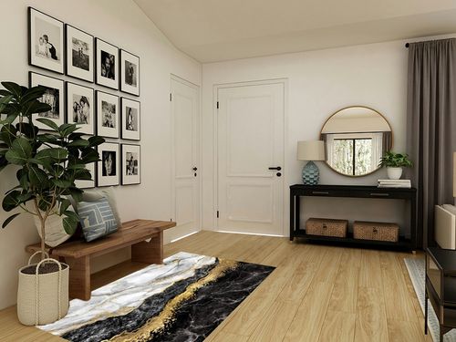 Modern Contemporary Abstract Black Grey Gold Marble Pattern Area Rug for Livingroom Bedroom Diningroom No-Slip Art Decor Office Kitchen Hallway Floor Carpet 4x6 in Transitional Minimalistic Entryway