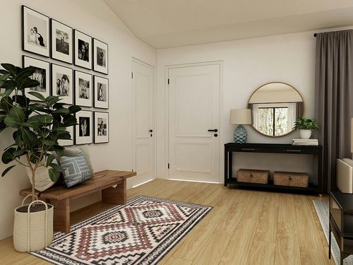 nuLOOM Leighton Machine Washable Southwestern Medallion Area Rug, 4x6, Beige in Transitional Minimalistic Entryway