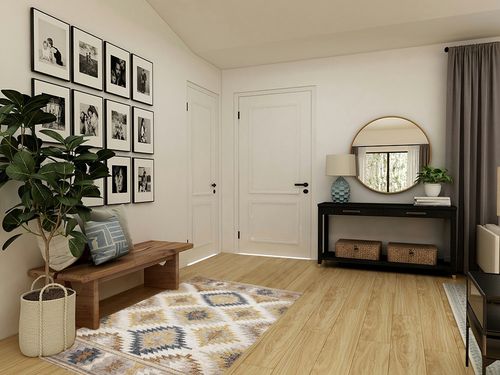 JHIQYVA Bohemian Distressed Vintage Area Rug for Living Room,Bedroom,Hallway,Entrance,Non-Slip,Non-Shedding,Easy to Clean,Soft Floor Decorative Rug,Yellow-Brown,4x6 Feet in Transitional Minimalistic Entryway