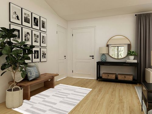 Safavieh Natura Collection Accent Rug - 4' x 6', Ivory & Grey, Handmade Modern Farmhouse Fringe Wool, Ideal for High Traffic Areas in Entryway, Living Room, Bedroom (NAT225F) in Transitional Minimalistic Entryway