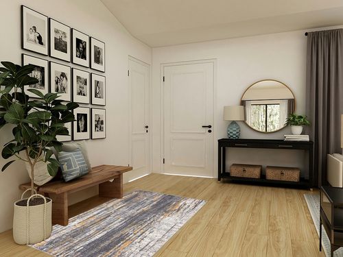 Abani Rugs Grey & Yellow Painted Pattern Area Rug Bold Rugged Contemporary Modern Style Accent, Laguna Collection | Turkish Made Superior Comfort & Construction | Stain Shed Resistant 4' x 6' in Transitional Minimalistic Entryway