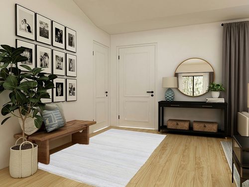 Antep Rugs Natural 5x7 Indoor Hand Woven Fiber Jute Area Rug (Off White, 5' x 7'6") in Transitional Minimalistic Entryway