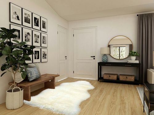 Genuine Sheepskin Rug Fur Natural Ivory White Sheep Skin 2 X 3 Approx, Australian Sheepskin Fur Rug in Transitional Minimalistic Entryway