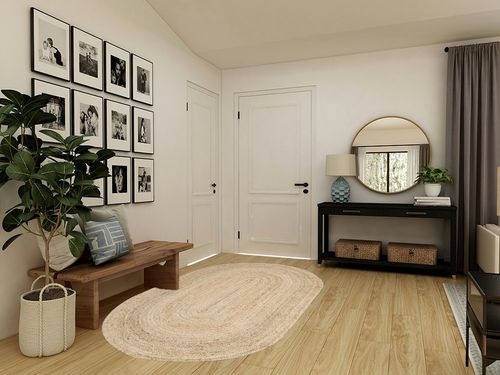 SAFAVIEH Cape Cod Collection Area Rug - 5' x 8' Oval, Natural, Handmade Flat Weave Jute, Ideal for High Traffic Areas in Living Room, Bedroom (CAP252A) in Transitional Minimalistic Entryway