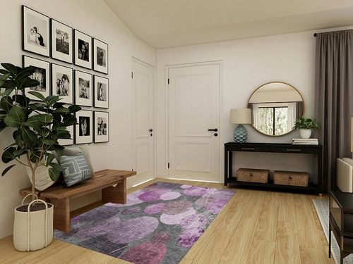 Addison Rugs Chantille ACN556 Red 5' x 7'6 Indoor Outdoor Area Rug, Stain Resistant, Machine Washable, Non Shedding, Bedroom, Living Room, Dining Room, Kitchen Rug in Transitional Minimalistic Entryway