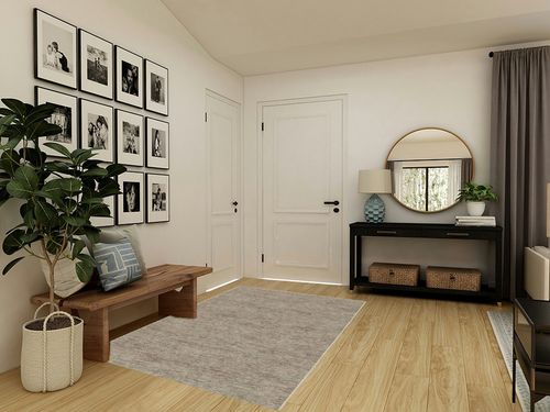 5'x7' | Machine Washable Area Rug | Kid & Pet Friendly | Indoor Rug | Melange ... in Transitional Minimalistic Entryway