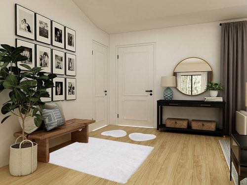 Teochow 5x7 Area Rugs for Bedroom, 3 PCS White Fluffy Rugs for Living Room, Plush Shaggy Bedside Rug for Girls Kids Room Nursery Cute Home Decor, Dorm Super Soft Fuzzy Indoor Floor Carpet in Transitional Minimalistic Entryway