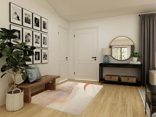Cinknots Rug Area Rug Imitation Cashmere Carpet Modern Rugs for Living Room Bedroom Corridor Carpet Soft Non-Slip Rug Indoor Carpet Washable Abstract Carpet (Brown/Gold, 5' 3" x 6' 6") in Transitional Minimalistic Entryway