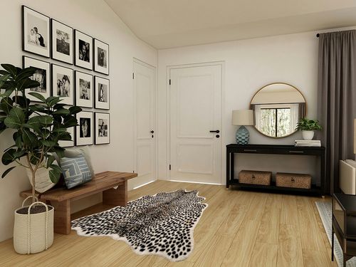 Huichenxing2021FURSTORE Faux Cheetah Area Rug Animals Printed Hide Mats Leopard Faux Hide Area Rug 5.2ft x 6.5ft/ 63 x 78.7inch / 160 x 200cm in Transitional Minimalistic Entryway