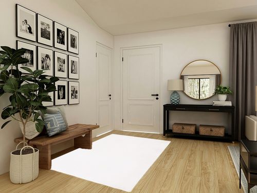 SAFAVIEH Faux Rabbit Fur Collection Area Rug - 5' x 7', Off White, Solid Design, Non-Shedding Machine Washable & Slip Resistant Ideal for High Traffic Areas in Living Room, Bedroom (FRF500A) in Transitional Minimalistic Entryway