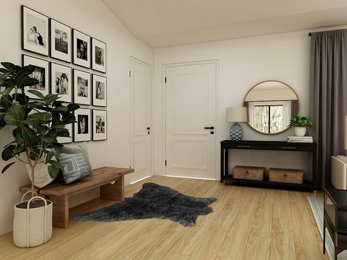 Faux Fur Bearskin Rug, Realistic Shag, Area Rug, Faux Sheepskin, Carpet, Lodge Rug, Cabin Rug, Soft Fur with Real Bonded Suede Back, Hand Made in America in Transitional Minimalistic Entryway