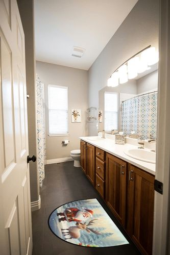 Christmas Scene Winter Santa Claus (9) Half Round Door Mat Indoor Entrance Half Circle Area Rug Semi Circular Door Mat Half Moon Rug for Floor Bathroom Living Room Bedroom Kitchen Fireplace 24"x36" in Wooden and Grey Bathroom