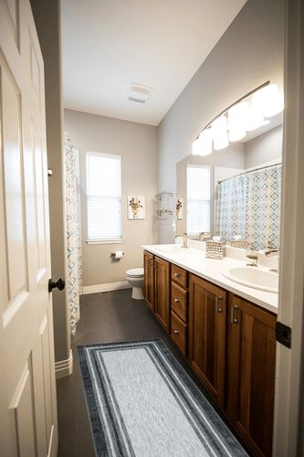 Beeiva Border Laundry Room Rug, 2x5 Black Kitchen Rugs and Mats Non Skid Washable, Modern Small Bedside Rug Machine Washable Runner Rug for Entryway Bedroom Kitchen in Wooden and Grey Bathroom