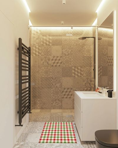 Area Rug, Christmas Red Green Buffalo Check Plaid Area Rug, Living Room Rugs, Area Rugs for Bedroom Decor&Living Room Decor, Carpet 2x3ft Bedroom Rug, Rugs for Living Room in White Tiled Bathroom