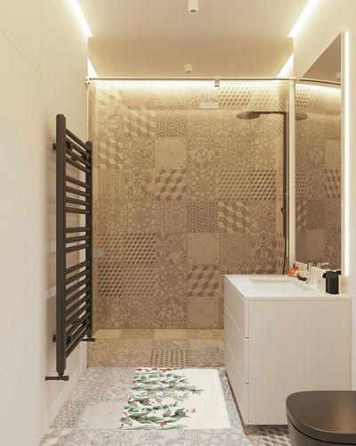 Winter Farmhouse Red Berry Leaf Plush Shag Bath Rugs Boho Leaf Botanical Soft Fluffy Floor Doormat Carpet,Non-Slip Door Mats for Living Room Bedroom Kitchen Entryway Vintage Burlap in White Tiled Bathroom