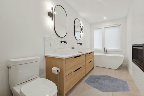 Ultra Soft Rug for Home Décor in Scandinavian Neutral bathroom