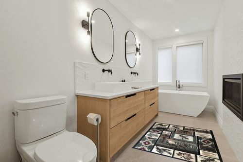 Carpet King Cabin Style Area Rug Rustic Western Country Bear Elk Deer Bear Wildlife Lodge Native Design 386 (3 Feet 10 Inch X 5 Feet 2 Inch) in Scandinavian Neutral bathroom