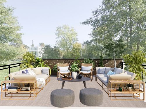 SAFAVIEH Himalaya Collection Area Rug - 9' x 12', Stone, Handmade Wool, Ideal for High Traffic Areas in Living Room, Bedroom (HIM820A) in Scandinavian Modern Patio