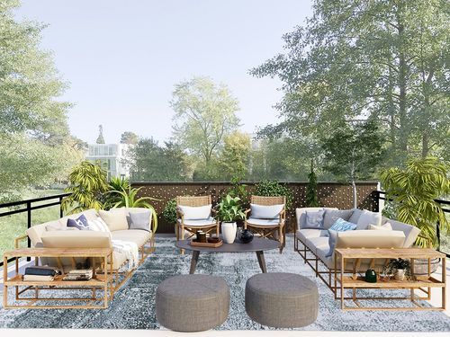 HOMBYS 9x12 Modern Area Rug for Living Room Bedroom, Large Boho Floor Carpet with Non-Slip Backing for Indoor Office Dining Room, Abstract Home Deco Non-Shedding, Green, Machine Washable in Scandinavian Modern Patio