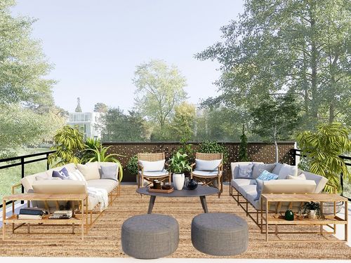 nuLOOM Rigo Hand Woven Farmhouse Jute Area Rug, 9' x 12', Natural in Scandinavian Modern Patio