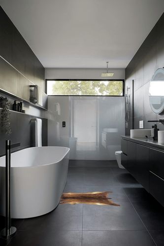 Red Deer Hide Rug Deer Skin Rug Deer Taxidermy Fireplace Deerskin Decor Reindeer Hide Area Rug Animals Mat Carpet for Home, Office, Bedroom Taxidermy Hunting Collectable 3.2x2.1ft in Black Modern Bathroom