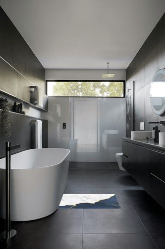 Abstract Marble Plush Shag Bath Rugs Dark Blue White Grey Color Gradient Soft Fluffy Floor Doormat Carpet,Non-Slip Door Mats for Living Room Bedroom Kitchen Entryway Golden Lines in Black Modern Bathroom